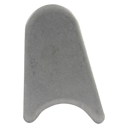 ALLSTAR 0.81 in. Mild Steel Radius Tabs without Hole, 4PK ALL60000